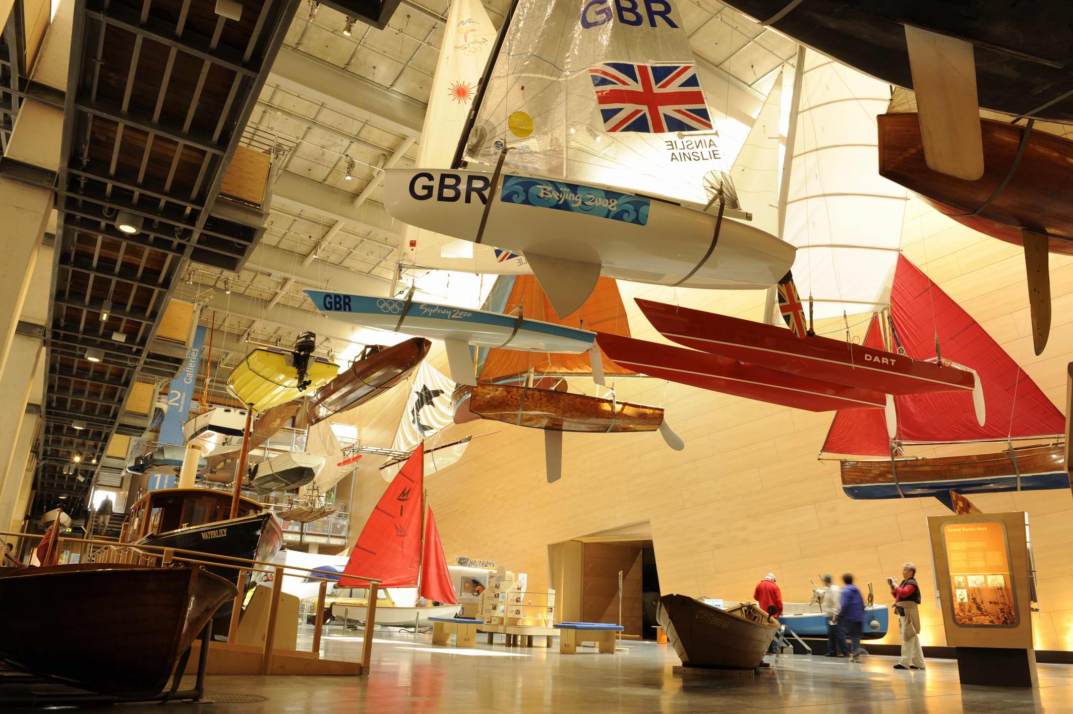 National Maritime Museum Cornwall Falmouth Boat Hall Flying Flotilla - Cornwall family attraction